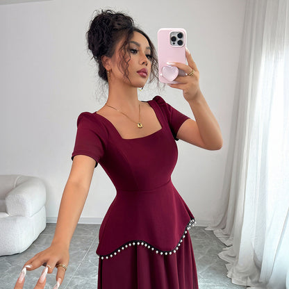 Sukienka Valéria Bordeaux