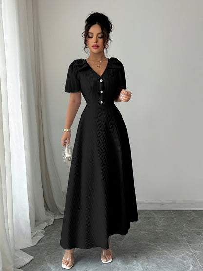 Elegant V-Neck Dress