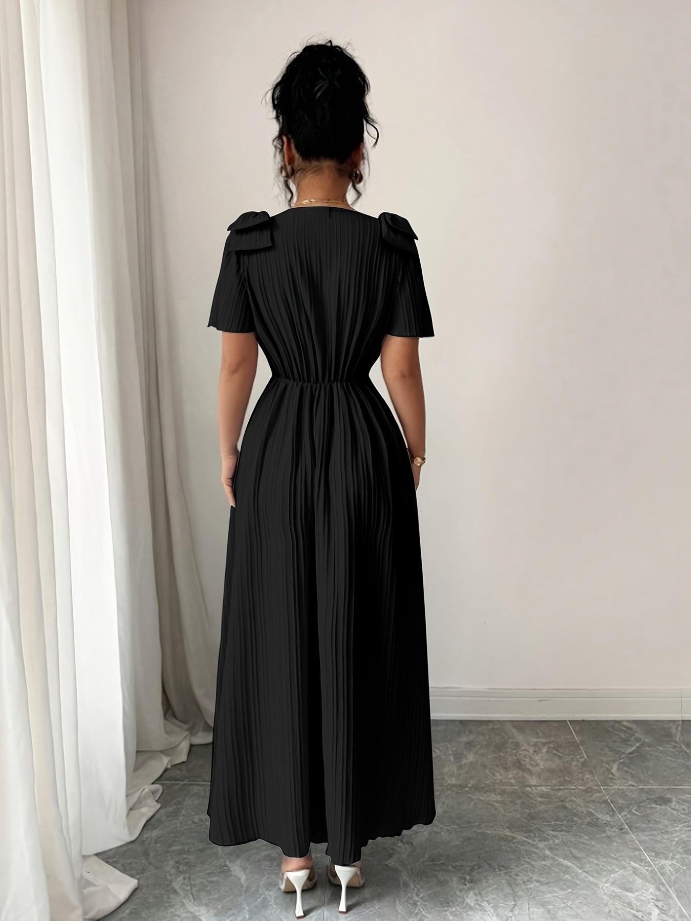 Elegant V-Neck Dress