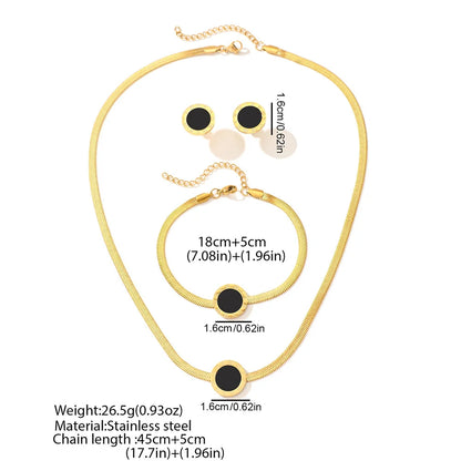 Naszyjnik z Zawieszką Rzymskie Cyfry w Złocie 18K + 2 Kolczyki Gratis