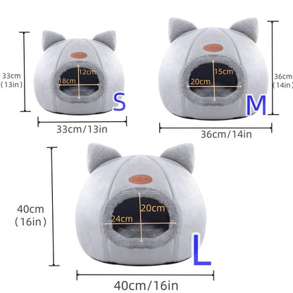 Legowisko w Kształcie Głowy Kota Pet Lory™